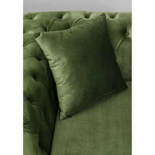 KARE Design 2 Places|Canapés Bellissima 2-Places Velours Vert 200Cm