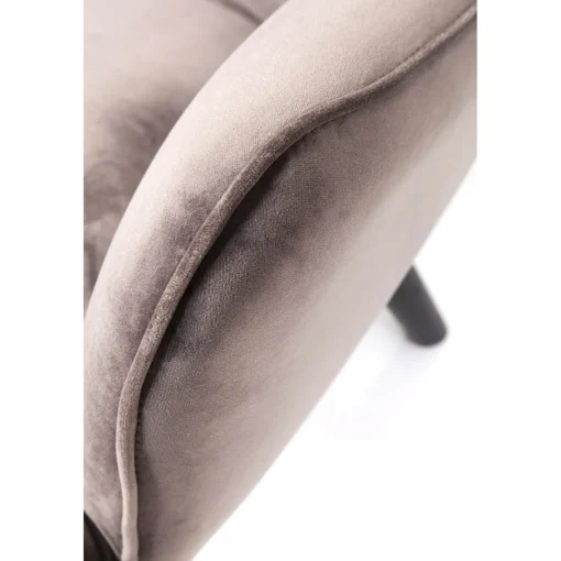 KARE Design 2 Places|Canapés Black Vicky 2-Places Velours Gris