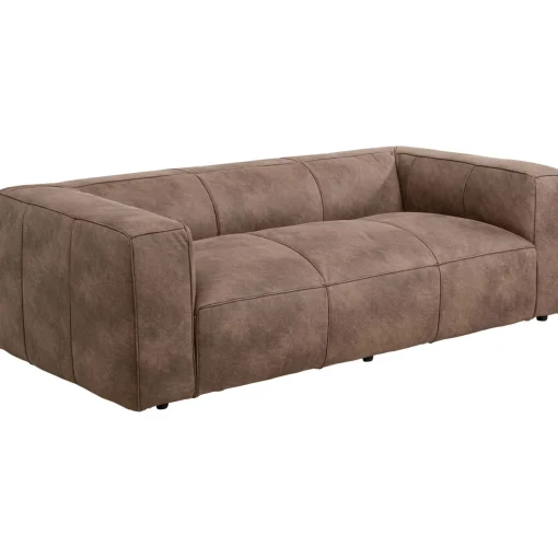 KARE Design 3 Places|Canapés Cubetto 3-Places Taupe 220Cm