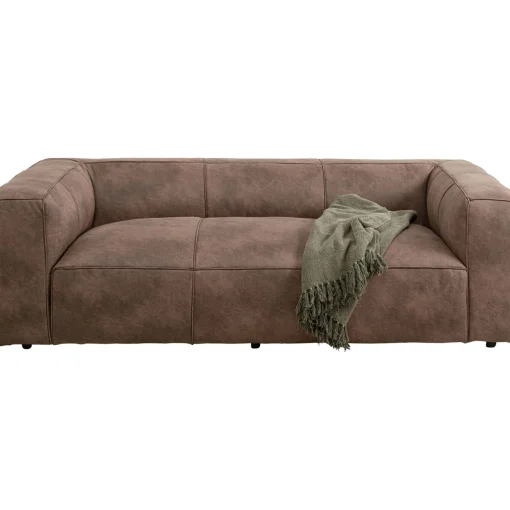 KARE Design 3 Places|Canapés Cubetto 3-Places Taupe 220Cm