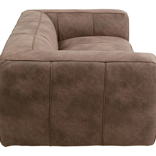 KARE Design 3 Places|Canapés Cubetto 3-Places Taupe 220Cm