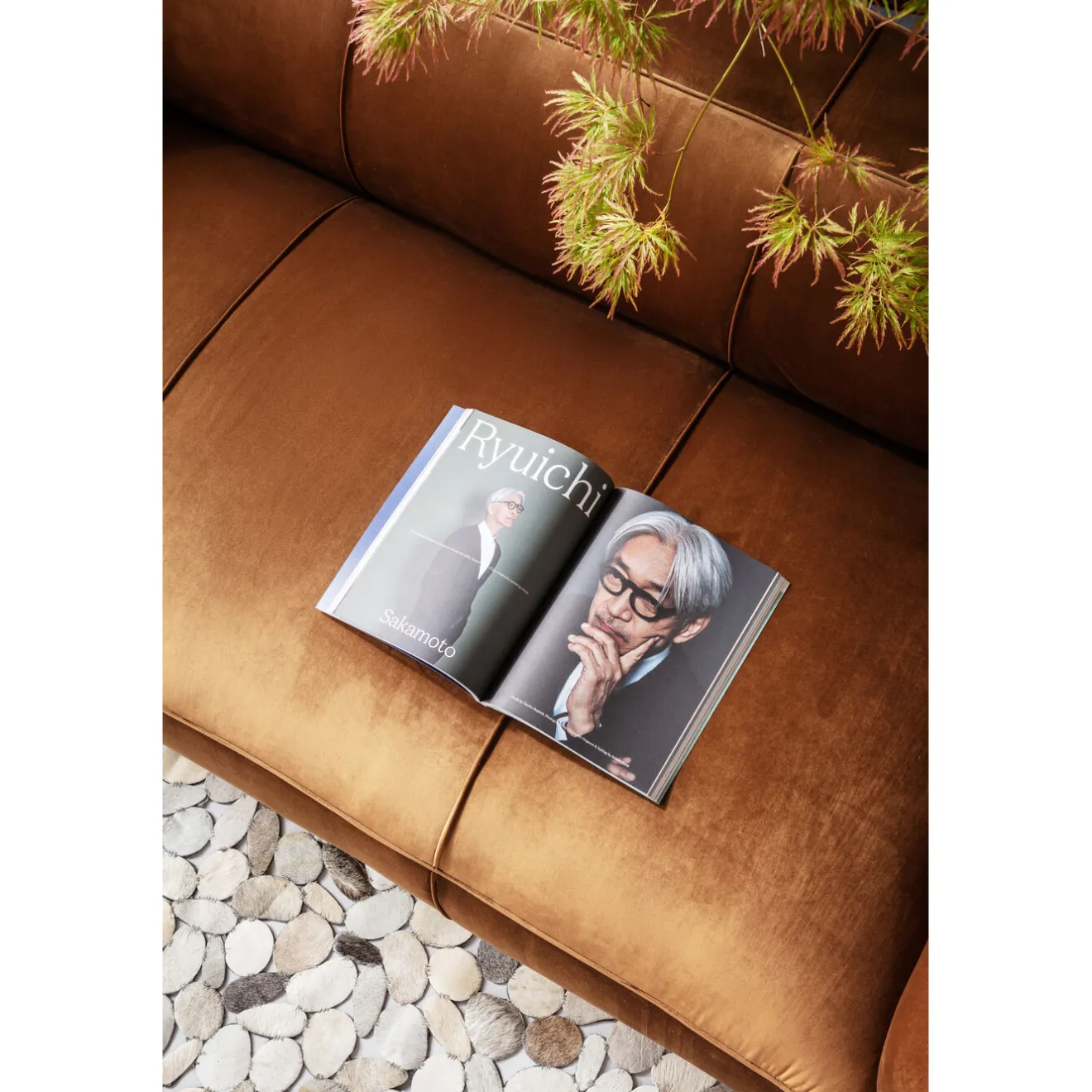 KARE Design 3 Places|Canapés Cubetto 3-Places Velours Marron 220Cm