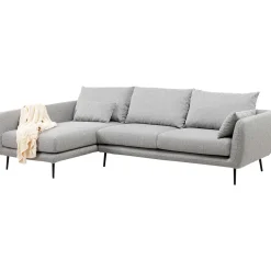 KARE Design Canapés D'Angle|Canapés D Angle Amalfi Gauche Gris 275Cm