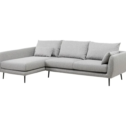 KARE Design Canapés D'Angle|Canapés D Angle Amalfi Gauche Gris 275Cm
