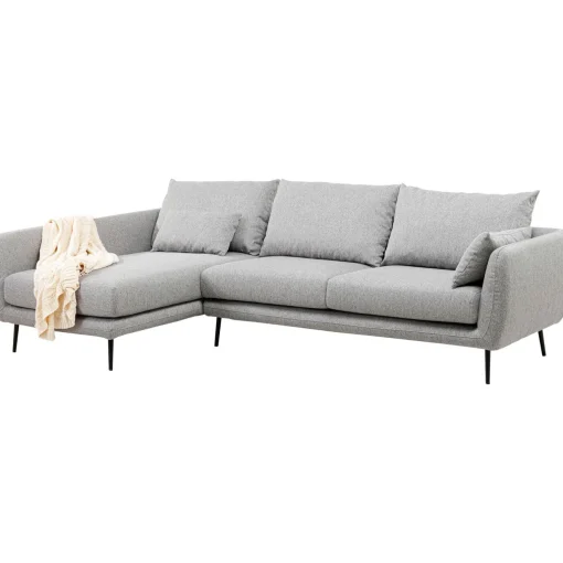 KARE Design Canapés D'Angle|Canapés D Angle Amalfi Gauche Gris 275Cm