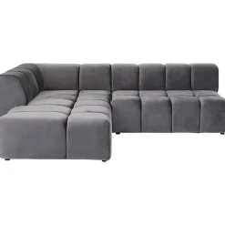 KARE Design Canapés D'Angle|Canapés D Angle Belami Velvet Gris Gauche