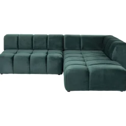 KARE Design Canapés D'Angle|Canapés D Angle Belami Vert Fonce Droite 265Cm
