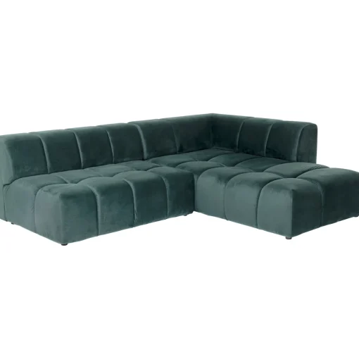KARE Design Canapés D'Angle|Canapés D Angle Belami Vert Fonce Droite 265Cm