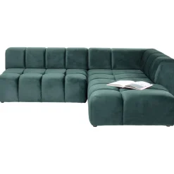 KARE Design Canapés D'Angle|Canapés D Angle Belami Vert Fonce Droite 265Cm
