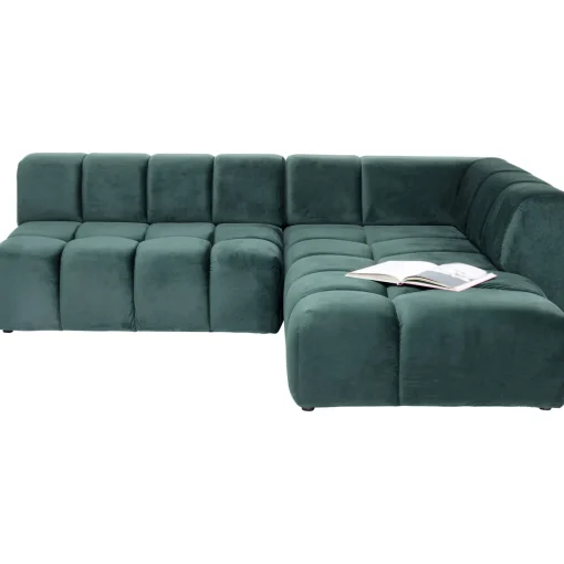 KARE Design Canapés D'Angle|Canapés D Angle Belami Vert Fonce Droite 265Cm