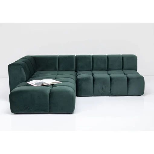 KARE Design Canapés D'Angle|Canapés D Angle Belami Vert Fonce Gauche 265Cm