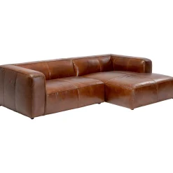 KARE Design Canapés D'Angle|Canapés D Angle Cubetto Cuir Marron