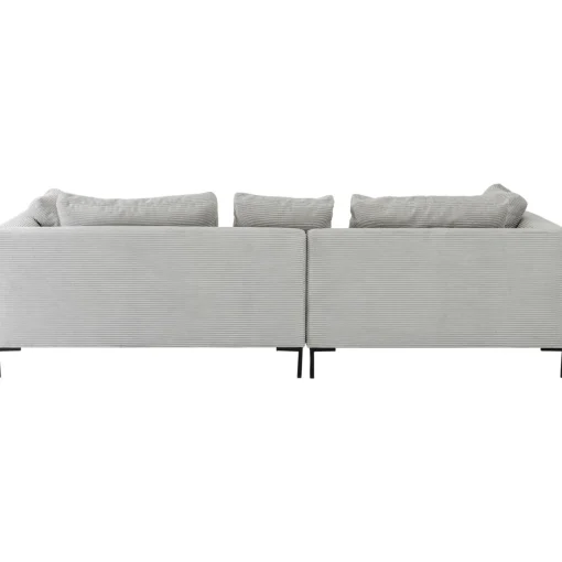KARE Design Canapés D'Angle|Canapés D Angle Gianni Cord Gris Gauche