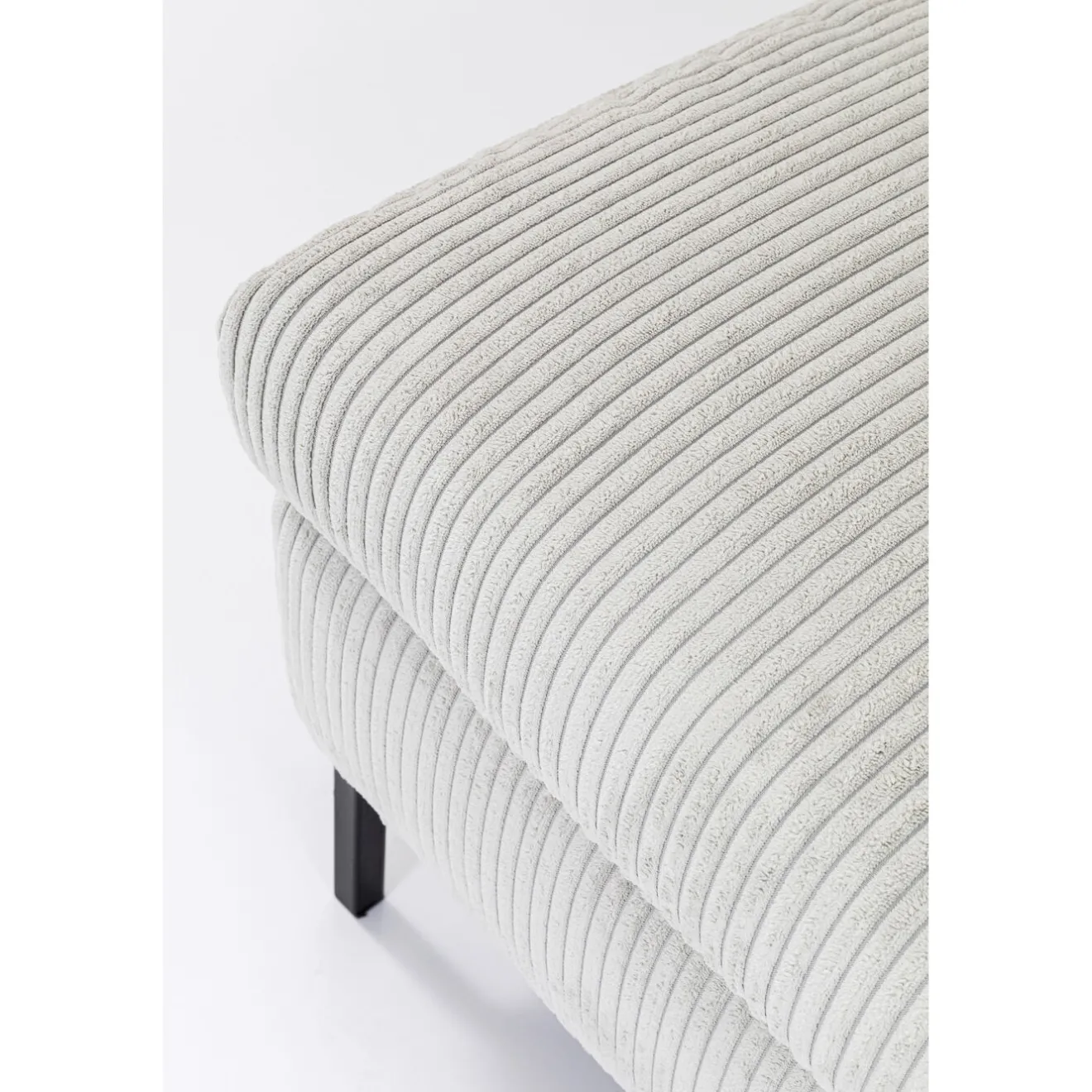 KARE Design Canapés D'Angle|Canapés D Angle Gianni Cord Gris Gauche