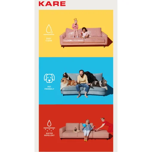KARE Design Canapés D'Angle|Canapés D Angle Gianni Creme Droite