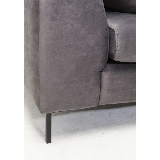 KARE Design Canapés D'Angle|Canapés D Angle Gianni Droite Gris-Noir