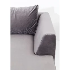KARE Design Canapés D'Angle|Canapés D Angle Gianni Droite Gris-Noir