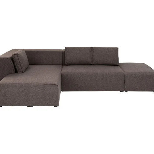 KARE Design Canapés D'Angle|Canapés D Angle Infinity Dolce Marron Gauche