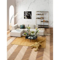 KARE Design Canapés D'Angle|Canapés D Angle Infinity Ottomane Creme Gauche