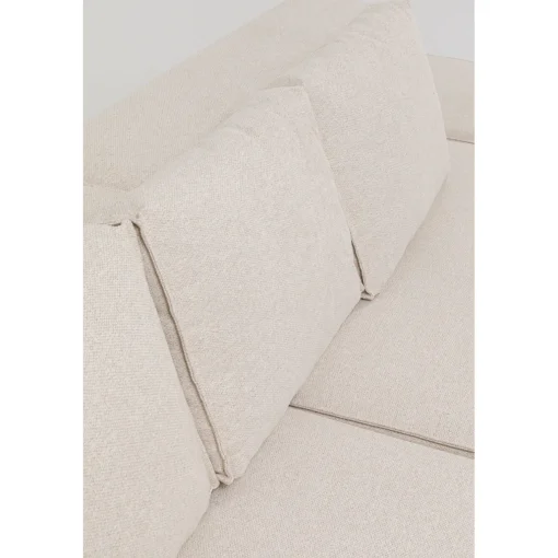 KARE Design Canapés D'Angle|Canapés D Angle Infinity Ottomane Creme Gauche