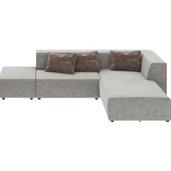 KARE Design Canapés D'Angle|Canapés D Angle Infinity Vegas Gris