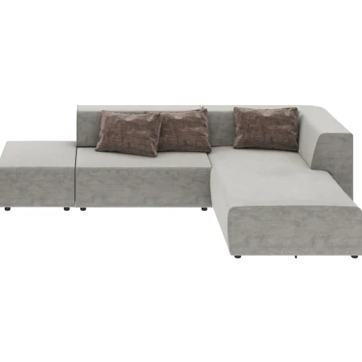 KARE Design Canapés D'Angle|Canapés D Angle Infinity Vegas Gris