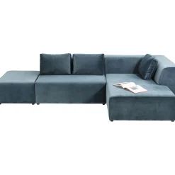 KARE Design Canapés D'Angle|Canapés D Angle Infinity Velours Ocean Droite