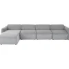 KARE Design Canapés D'Angle|Canapés D Angle Lucca Gris Gauche 331Cm