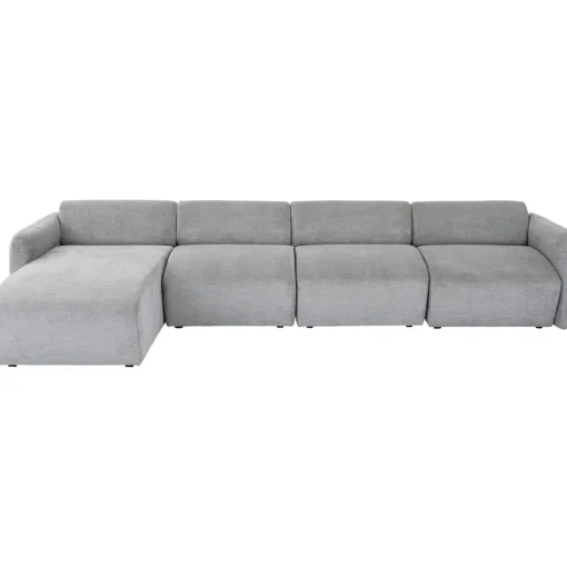 KARE Design Canapés D'Angle|Canapés D Angle Lucca Gris Gauche 331Cm