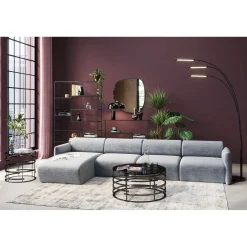 KARE Design Canapés D'Angle|Canapés D Angle Lucca Gris Gauche 331Cm