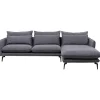 KARE Design Canapés D'Angle|Canapés D Angle Monza Droite Gris 296Cm