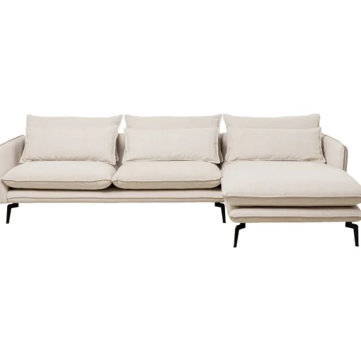 KARE Design Canapés D'Angle|Canapés D Angle Monza Droite Creme 296Cm