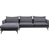 KARE Design Canapés D'Angle|Canapés D Angle Monza Gauche Gris 296Cm