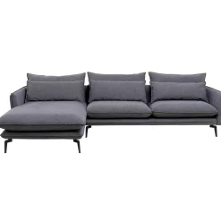 KARE Design Canapés D'Angle|Canapés D Angle Monza Gauche Gris 296Cm