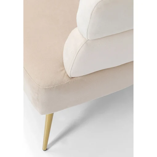 KARE Design 2 Places|Canapés Discovery 2-Places Creme 125Cm