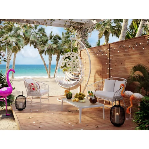 KARE Design Mobilier Lounge|Canapés Ibiza Blanc