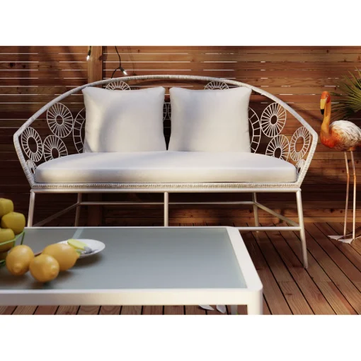 KARE Design Mobilier Lounge|Canapés Ibiza Blanc
