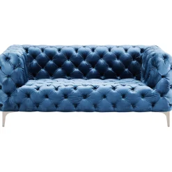 KARE Design 2 Places|Canapés Look 2-Places Velours Bleu