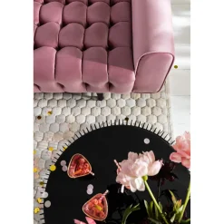 KARE Design 3 Places|Canapés Milchbar 3-Places Velours Mauve