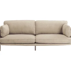 KARE Design 3 Places|Canapés Shirly 3-Places Creme 221Cm