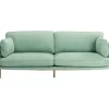 KARE Design 3 Places|Canapés Shirly 3-Places Vert Menthe 221Cm
