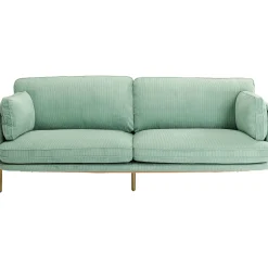 KARE Design 3 Places|Canapés Shirly 3-Places Vert Menthe 221Cm