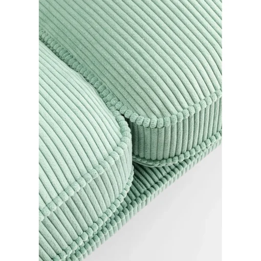 KARE Design 3 Places|Canapés Shirly 3-Places Vert Menthe 221Cm