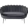 KARE Design 2 Places|Canapés Water Lily 2-Places Noir Gris