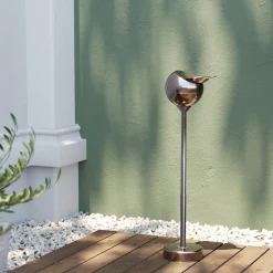KARE Design Cendriers|Cendrier Sur Pied Spheric Gunmetal