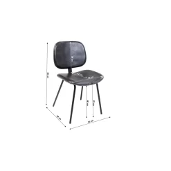 KARE Design Chaises|Chair Barber Noir