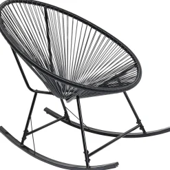 KARE Design Autres Meubles Extérieurs|Chaise À Bascule Acapulco Noir