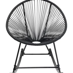 KARE Design Autres Meubles Extérieurs|Chaise À Bascule Acapulco Noir