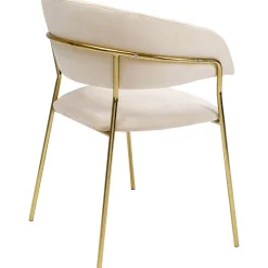 KARE Design Chaises Avec Accoudoirs|Chaise A. Acc. Belle Velvet Creme (2/Set)