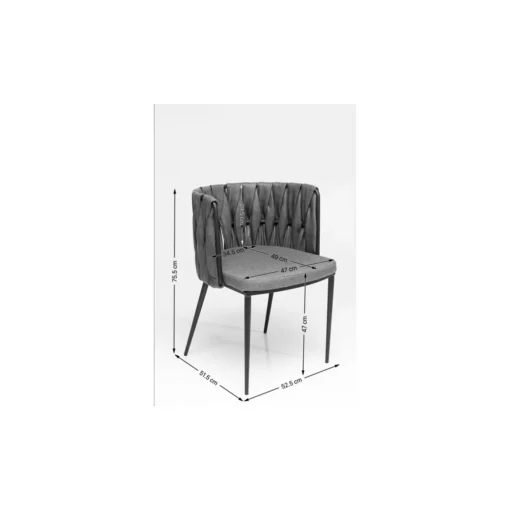 KARE Design Chaises Avec Accoudoirs|Chaise A. Acc. Cheerio Jaune A.Coussin